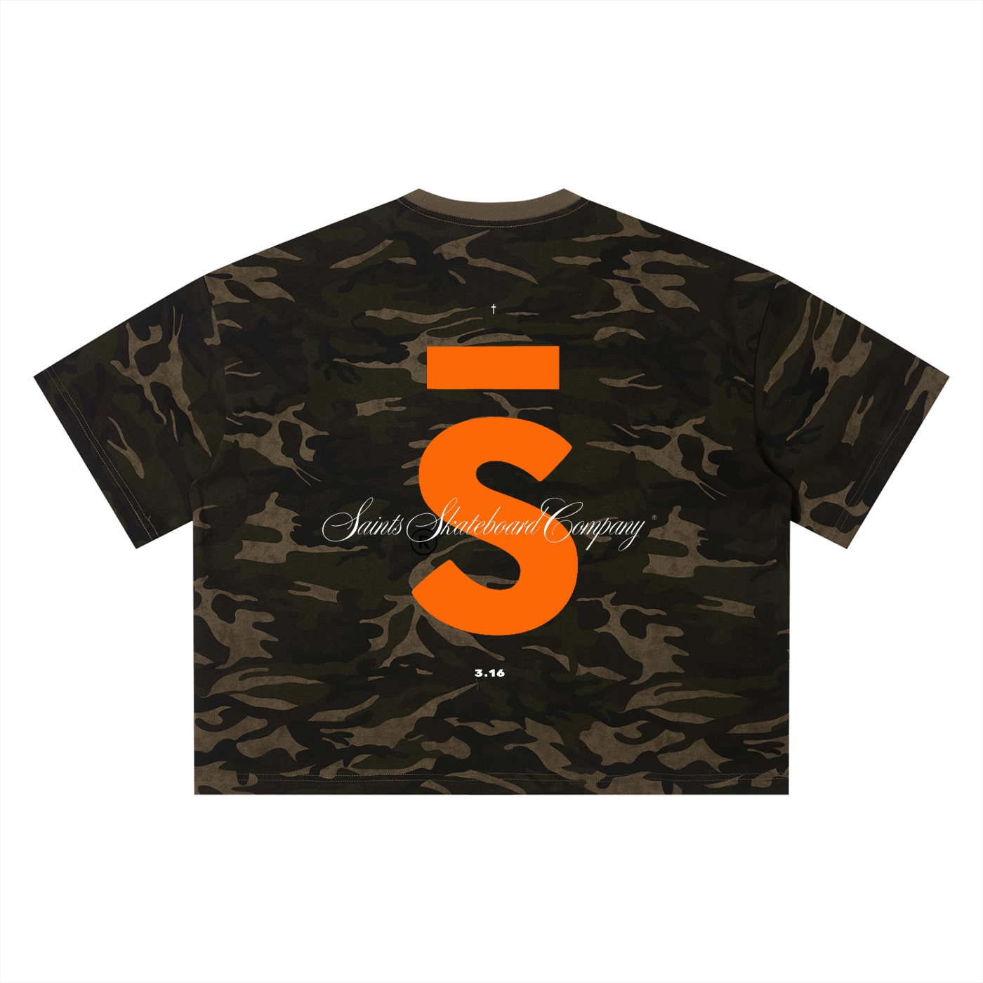 Camoflauge ,Unisex,Boxy ,Tee,Tshirt