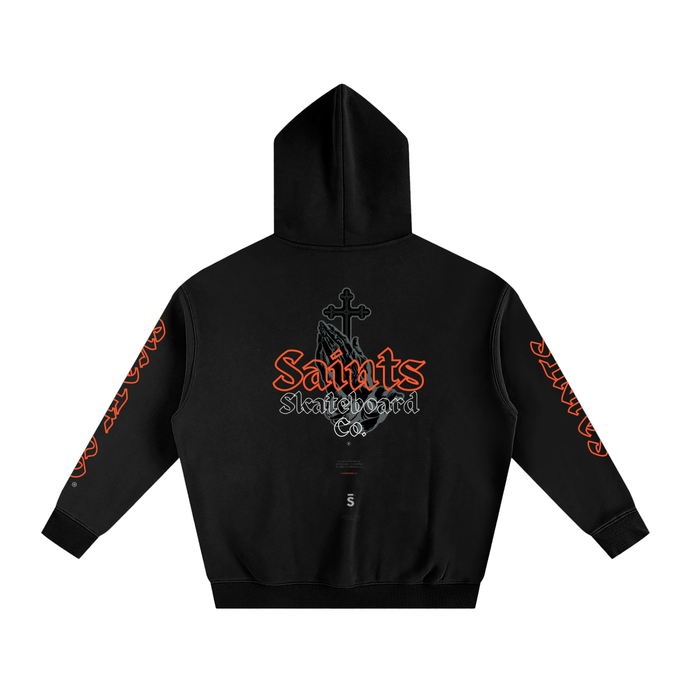 Hoodie,Praying Hands,oversized,heavyweight